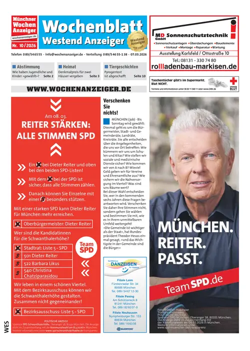 Wochenblatt - Westend-Anzeiger
